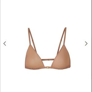 NWT Skims Jelly Sheer Triangle Bralette in Sienna